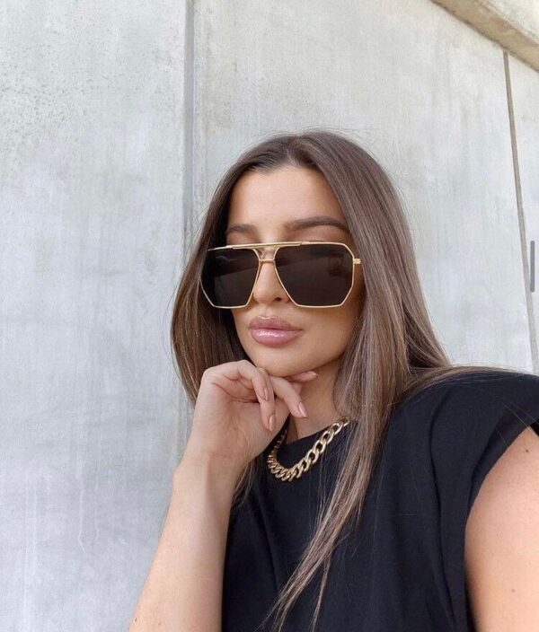 Bottega Veneta - Bottega Veneta Aviator Sunglasses on Designer